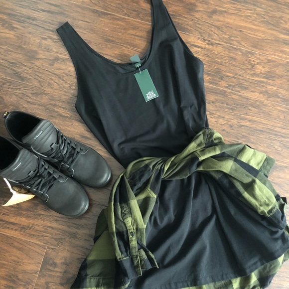 ❌SOLD❌NWT! Black Tank Top Dress - Picture 2 of 6